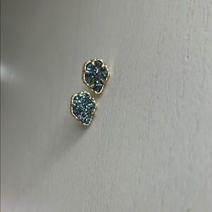 Kendra Scott Gold and Iridescent Stud Earrings